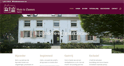 Desktop Screenshot of huistezaanen.com